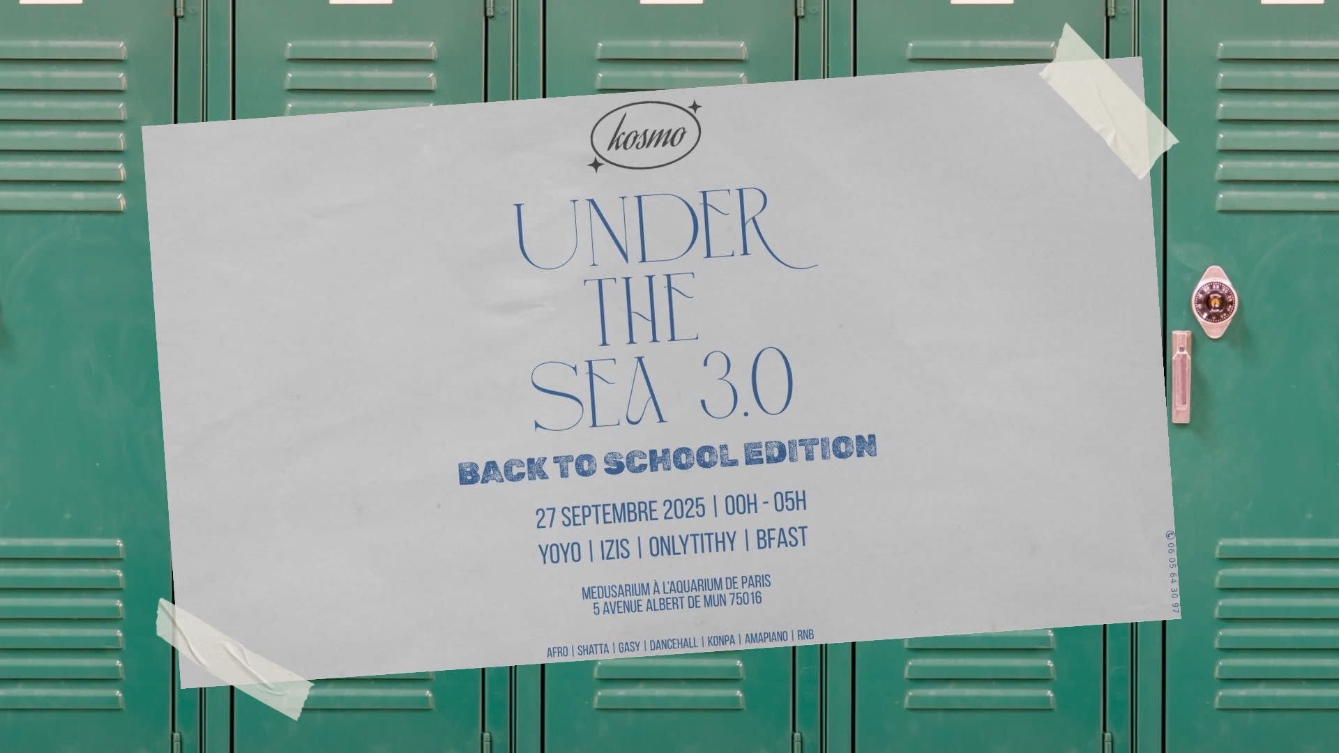 Under The Sea 3.0 - Back To School Edition Cover