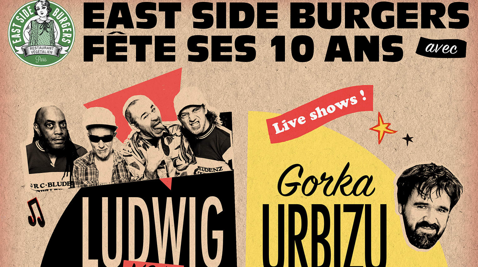 East Side Burgers Fête Ses 10 Ans | 23.10.22 Cover