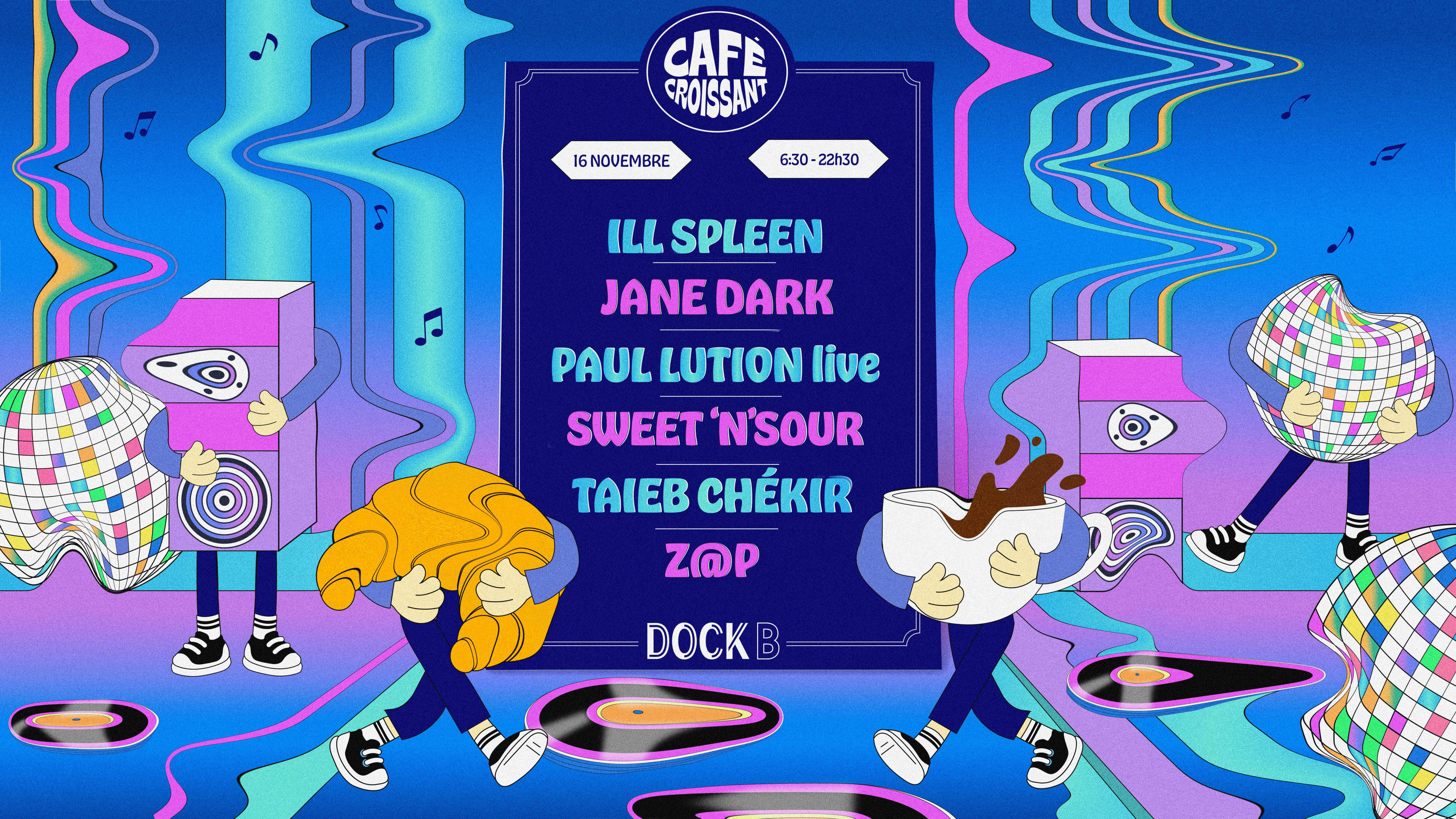 Café Croissant: Z@P, Paul Lution Live, Taieb Chékir & More Cover