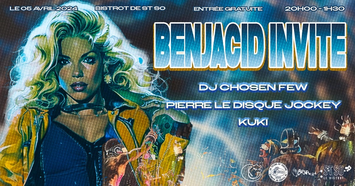 Benjacid Invite | Chosen Few - Pierre Le Disque Jockey -Kuki Cover