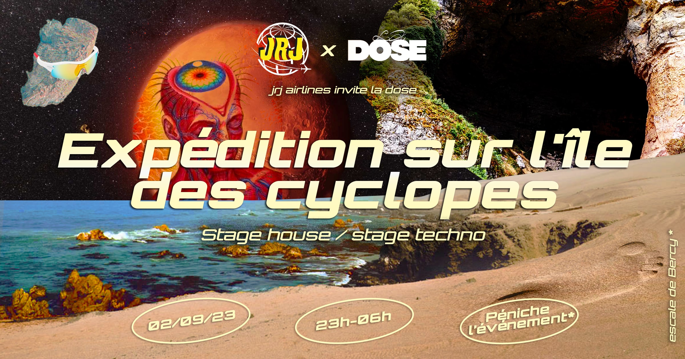 Jrj Invite La Dose : Expédition Sur L'île Des Cyclopes Cover