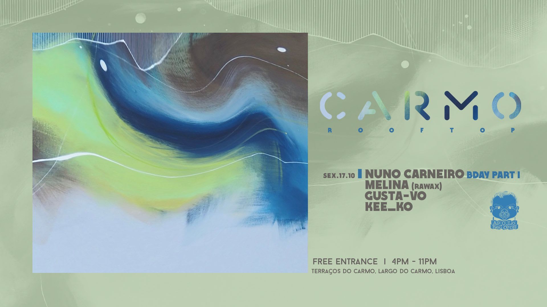 Carmo Rooftop And Apollo Records - Nc Bday Part 1 Cover