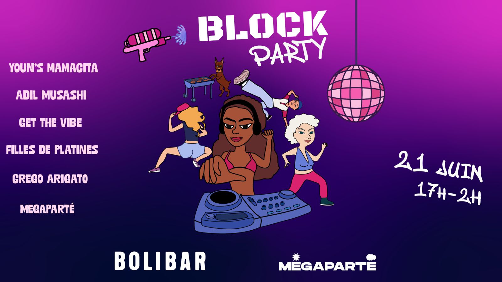 Block Party Bolibar X Mégaparté Cover