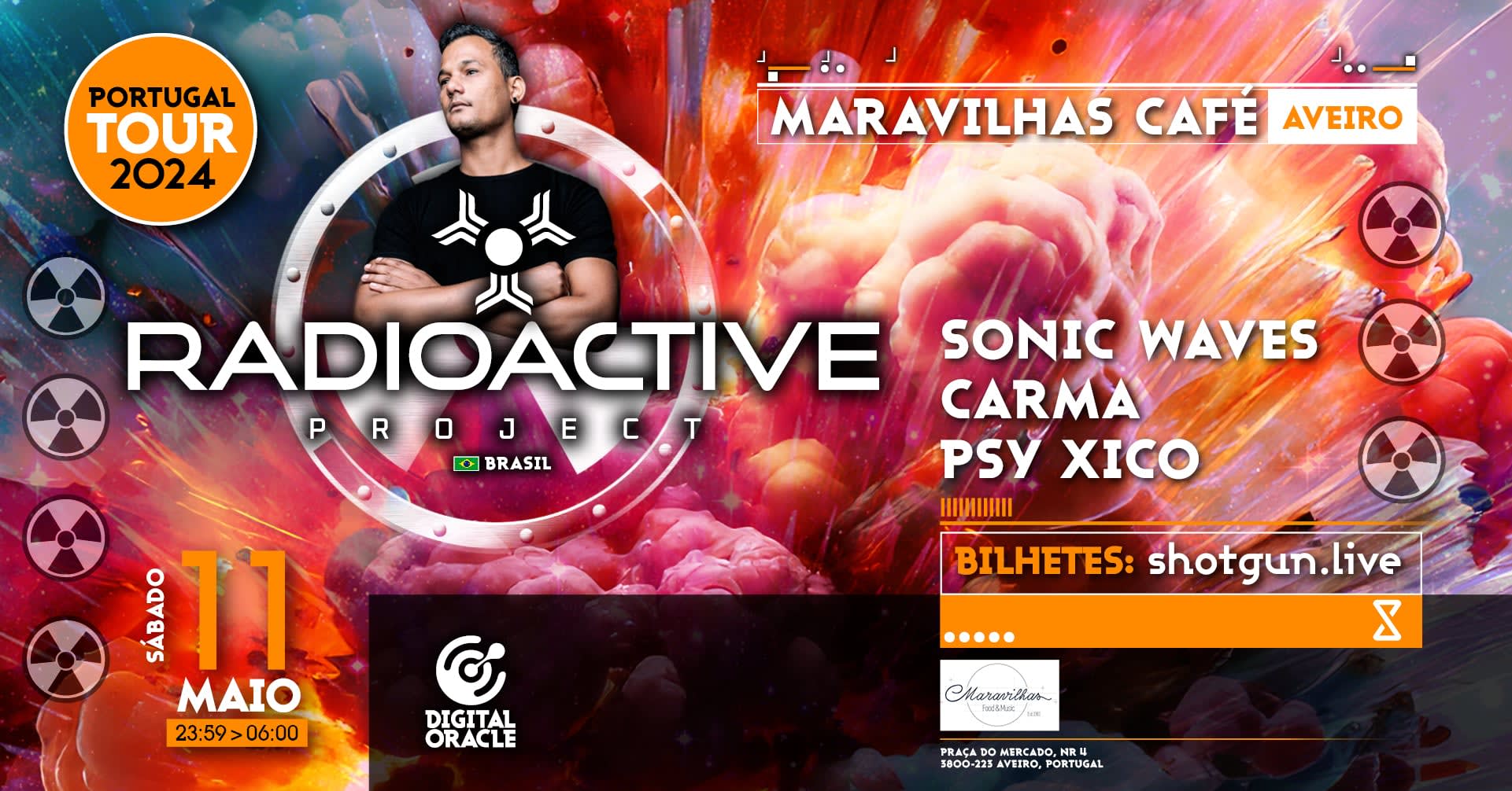 Radioactive Project & Sonic Waves @ Maravilhas Café Cover