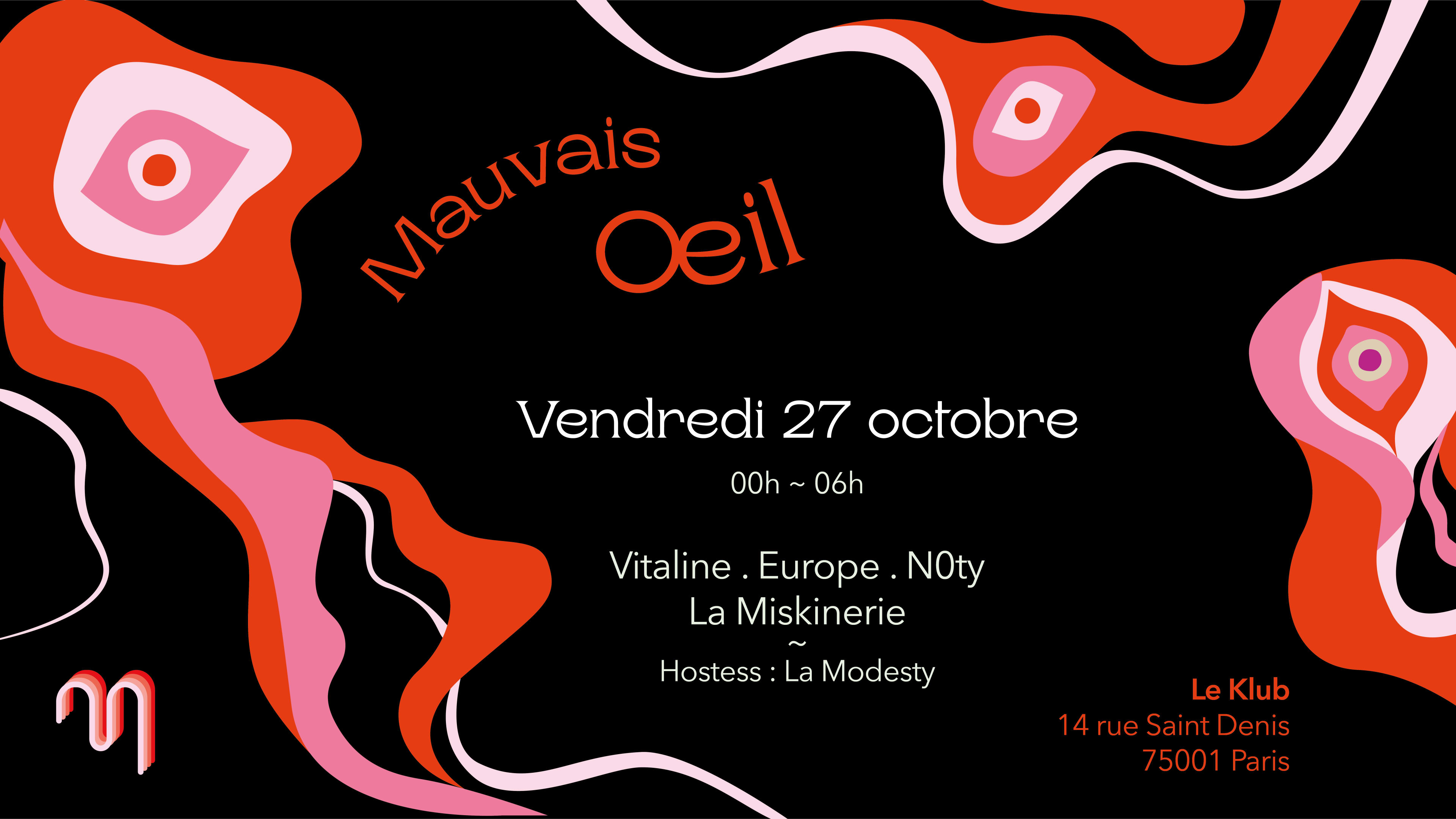Mauvais Oeil (Le Klub : Dj Sets, Drag & Pole Dance Shows) Cover