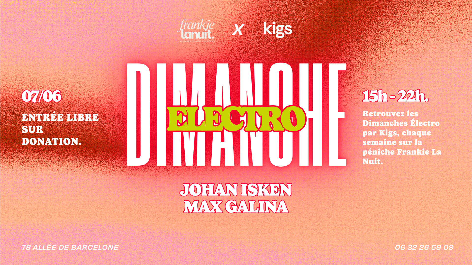 Dimanche Electro Kigs #13 - Max Galina, Johan Isken Cover
