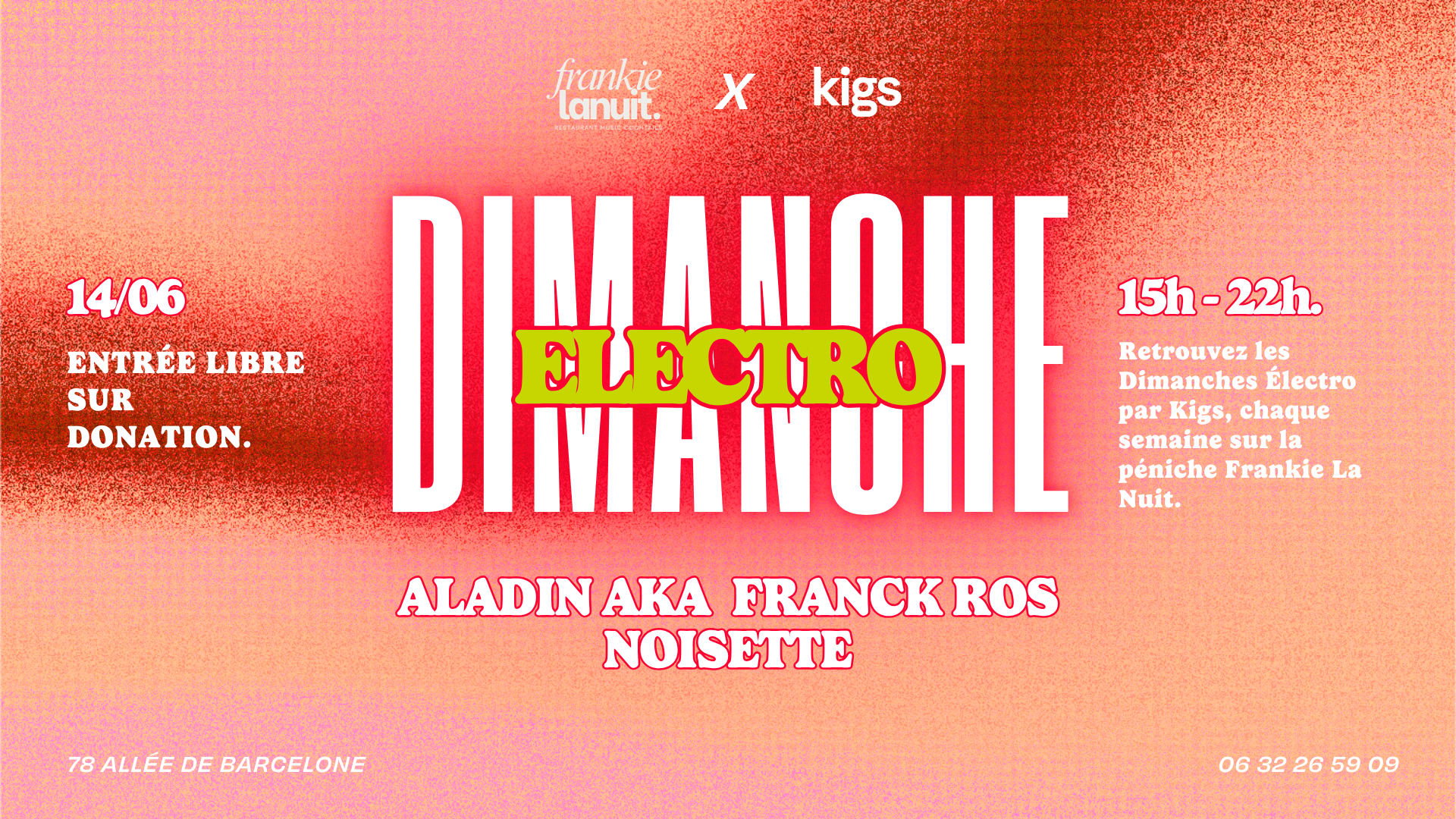 Dimanche Electro Kigs #14 - Aladin Aka Franck Ros, Noisette Cover