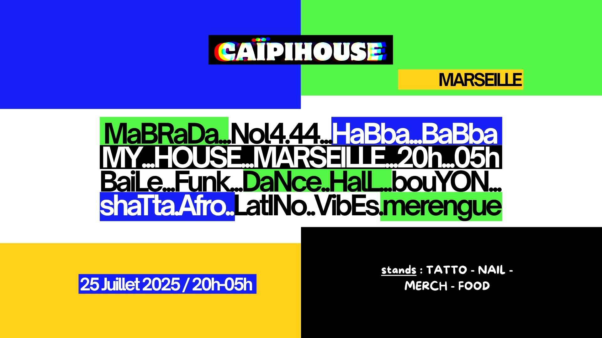 Caipihouse Marseille : Mabrada, Nol4.44, Habba Babba Cover