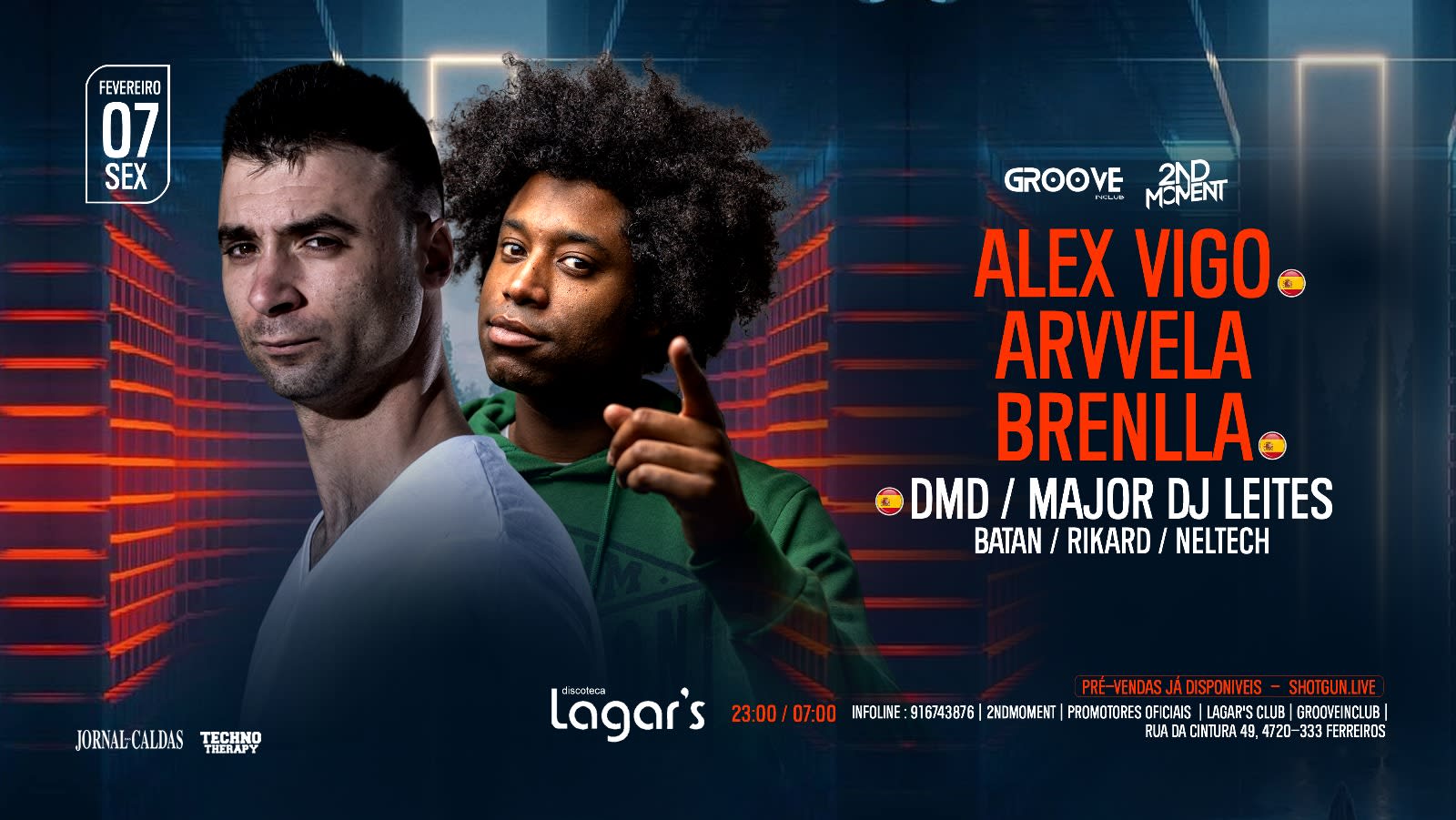 Techno Session W/Alex Vigo # Arvvela # Brenlla & Guest's Cover