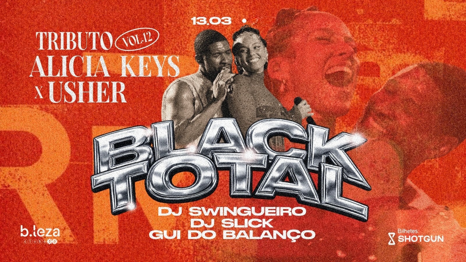Black Total Vol12 - Tributo Alicia Keys E Usher Cover