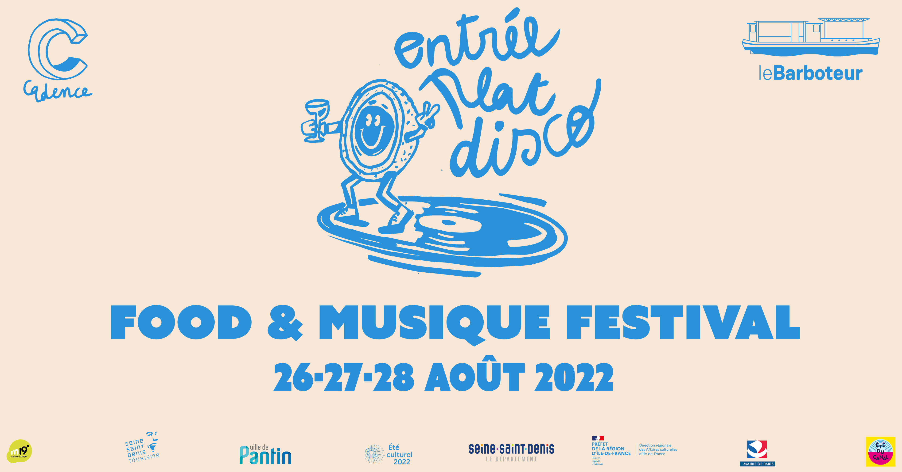 Entrée Plat Disco - Food & Musique Festival  Cover