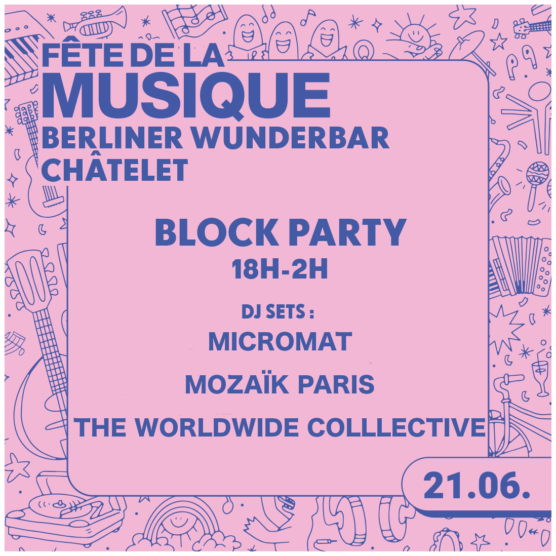 Fête De La Musique - Berliner Wunderbar Chatelet Cover
