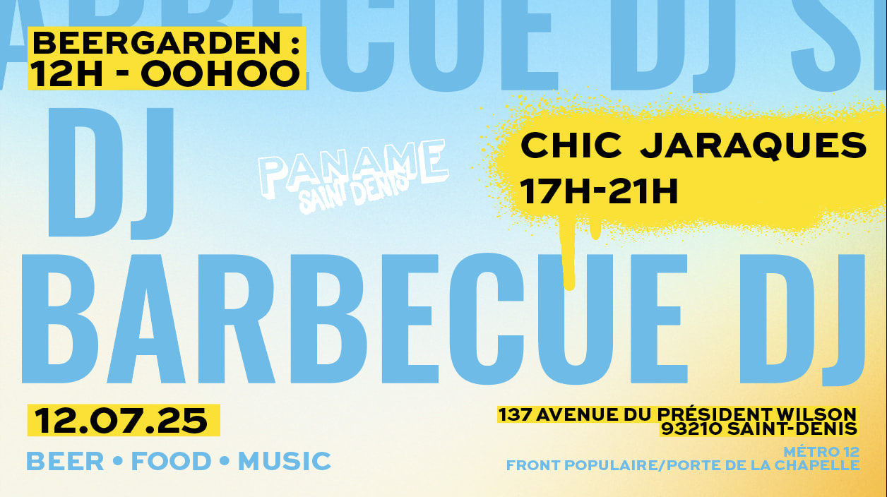 Bbq & Dj Set Chic Jaraques [Open Air - Gratuit] Cover