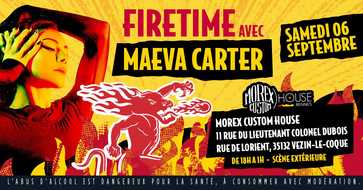 Firetime Avec Maeva Carter Open Air Morex Cover