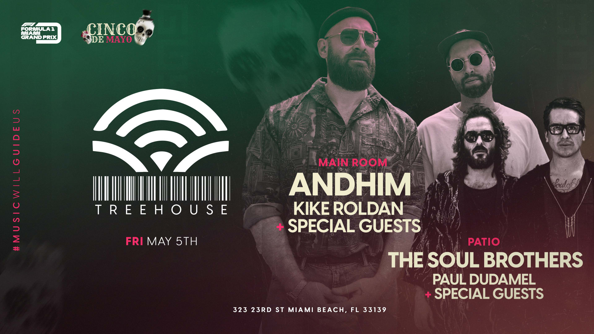 Cinco De Mayo: Andhim + The Soul Brothers + Special Guests Cover