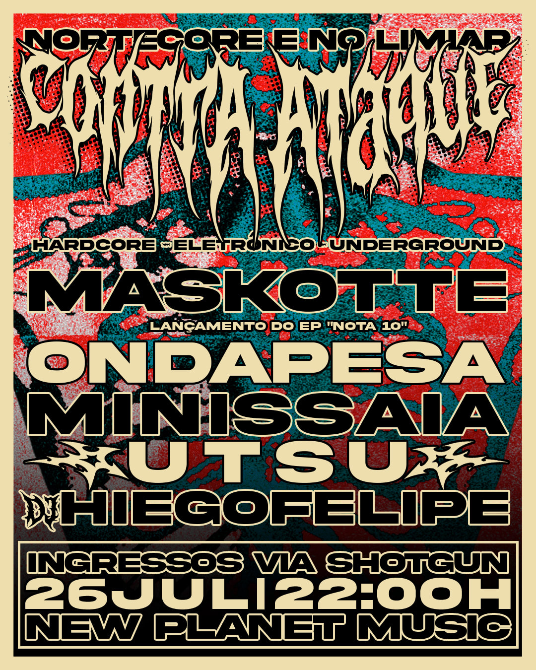 Contra-Ataque: Maskotte, Ondapesa, Minissaia, Utsu E Djhiego Cover
