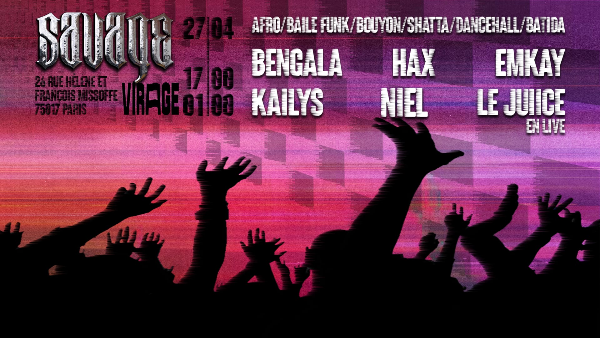 Savage Block Partys : Le Juiice (Live), Kailys, Niel & More Cover