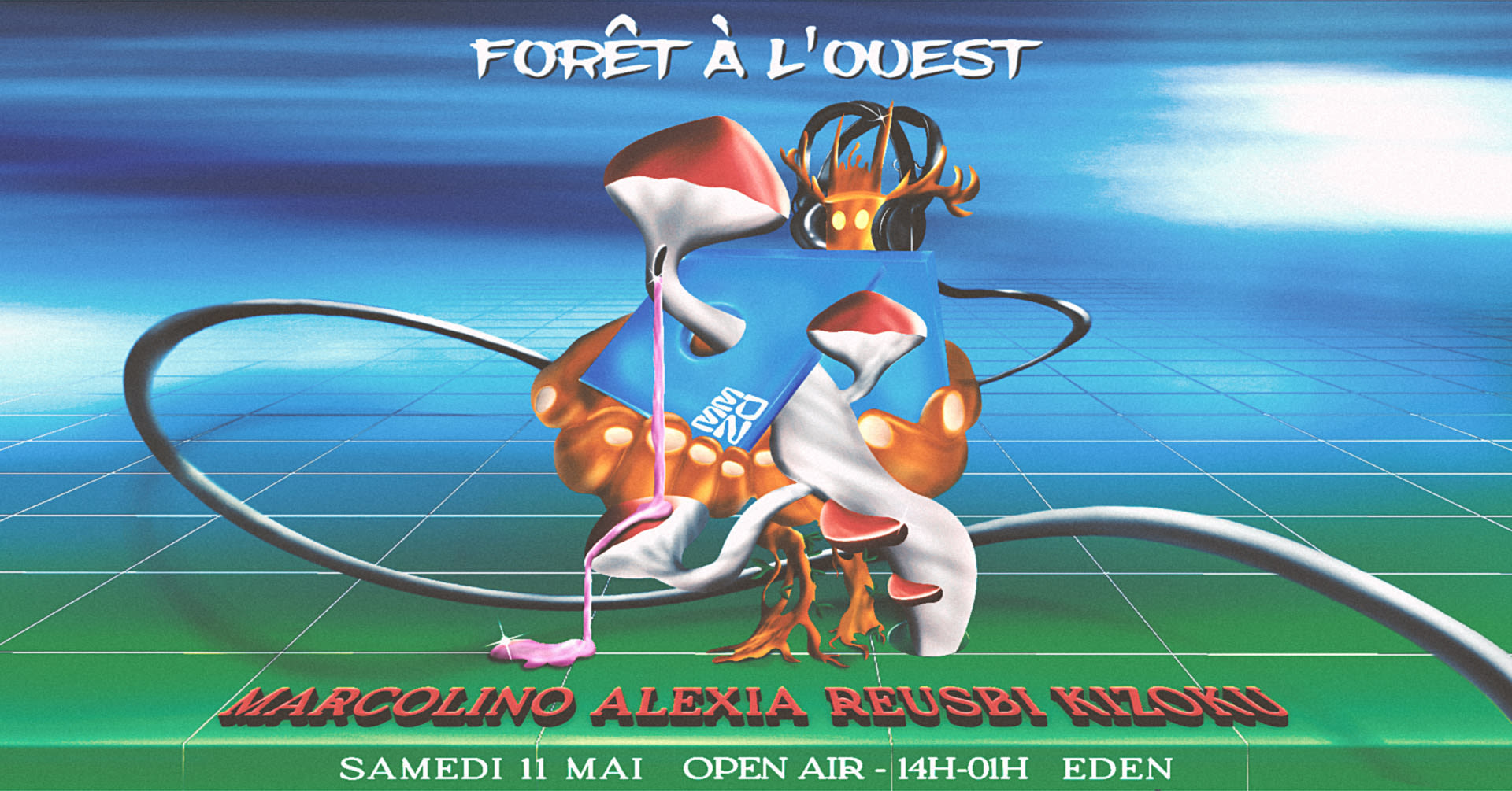 Forêt À L'ouest X Eden : Marcolino, Alexia, Reusbi, Kizoku Cover