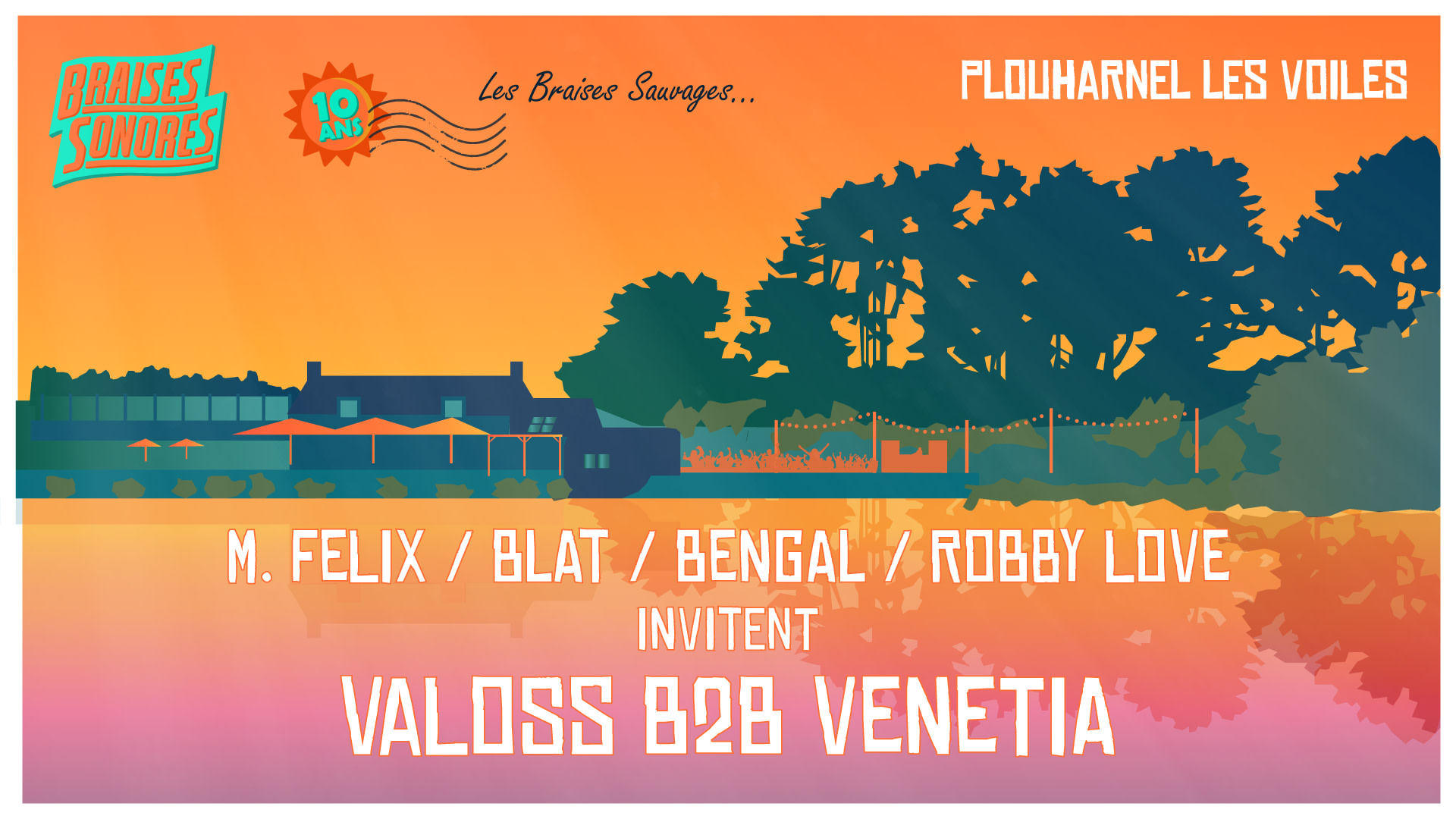 Braises Sonores 10 Ans - Les Voiles Baie De Quiberon Cover