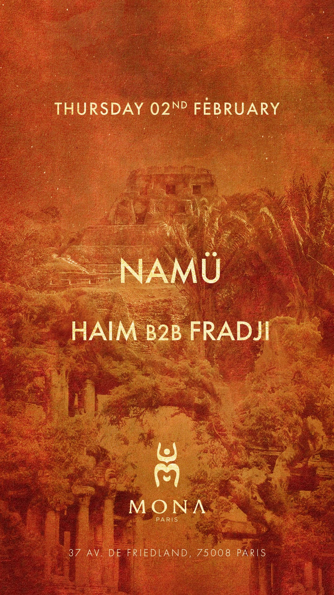 Namü, Haïm B2b Fradji I Mona X Boum Boum Cover