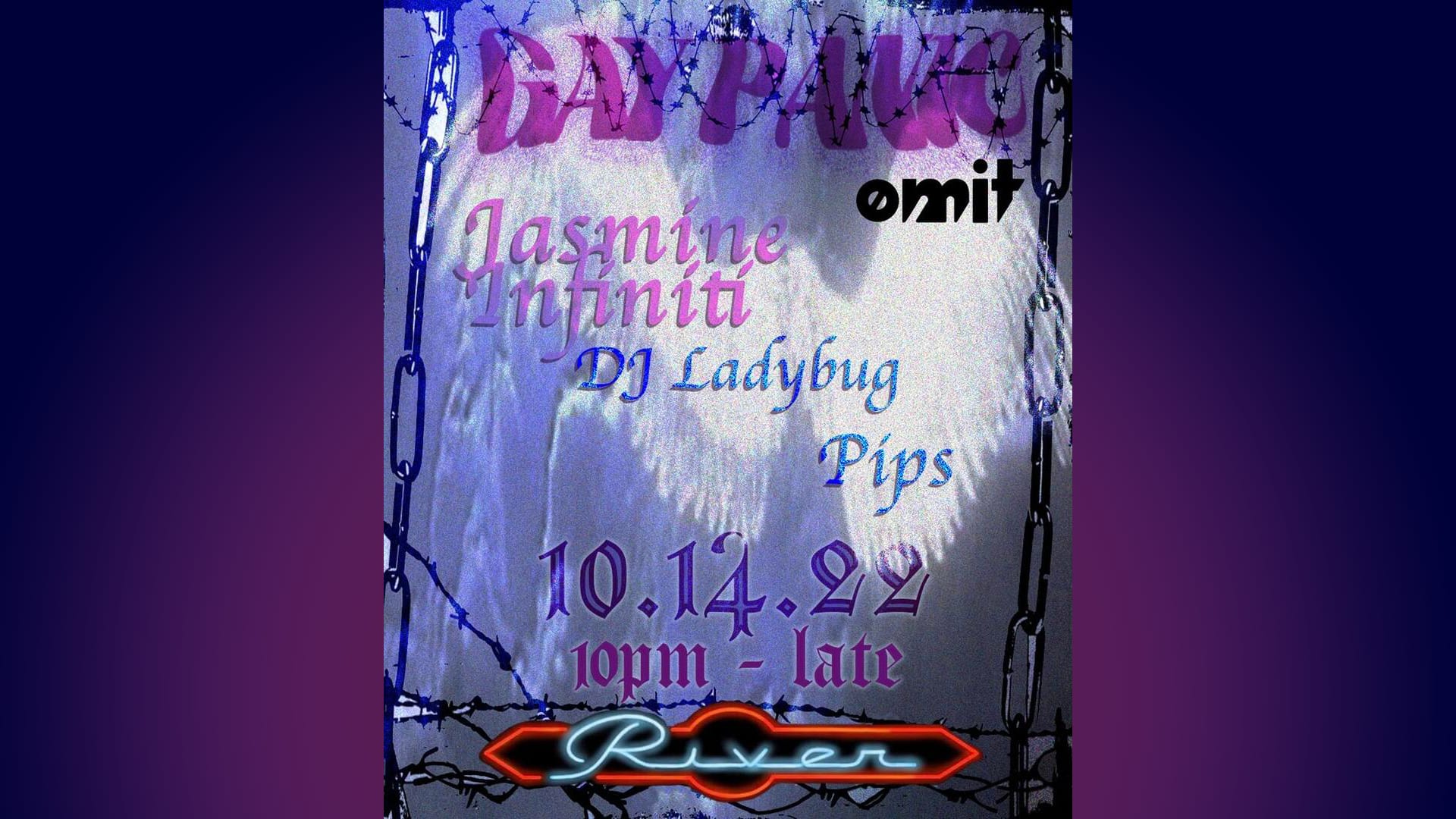 Ømit Pres: Gay Panic W/ Jasmine Infiniti, Dj Ladybug & Pips Cover