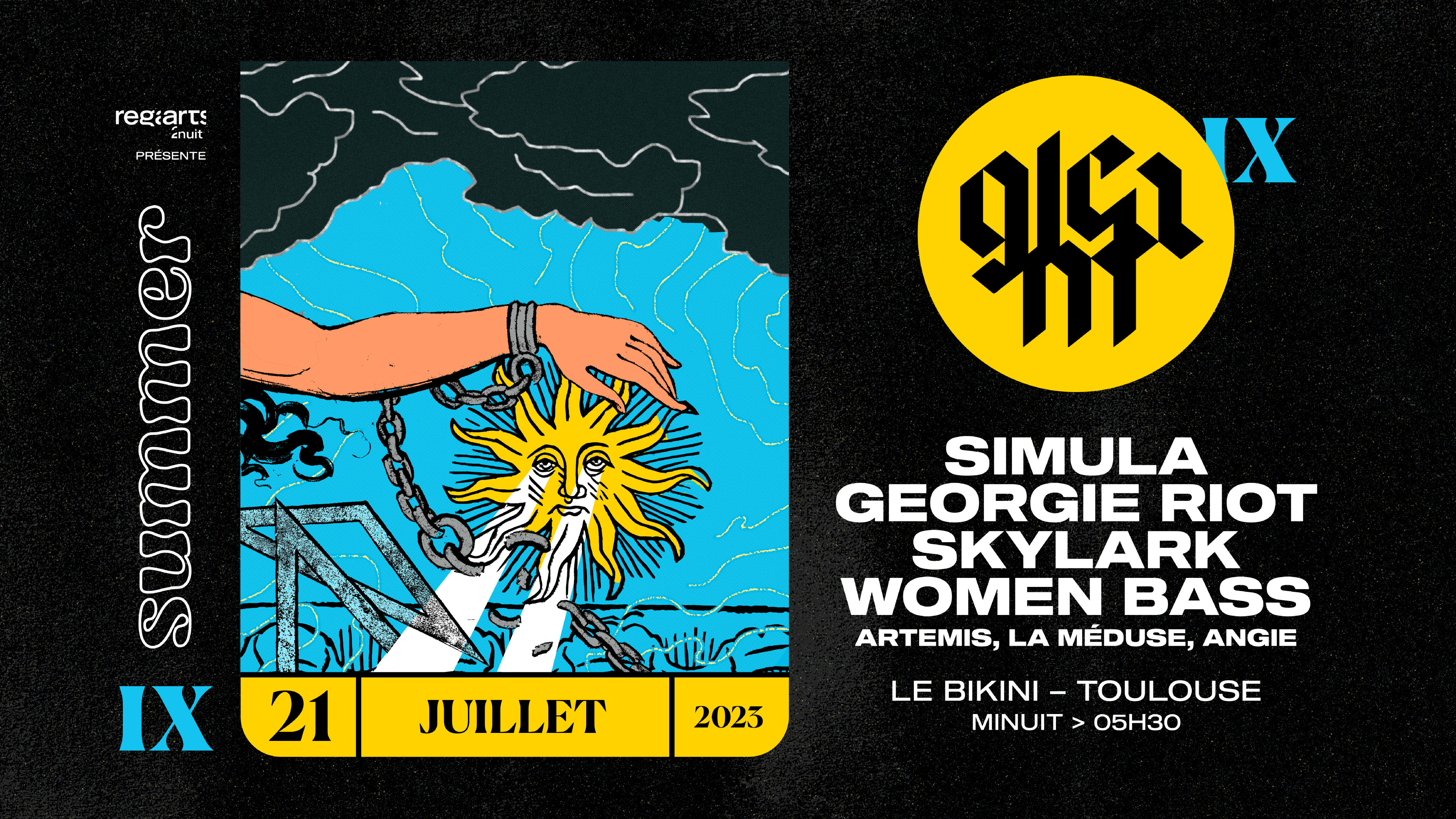 Summer Gleam W/ Simula, Georgie Riot, Skylark Cover