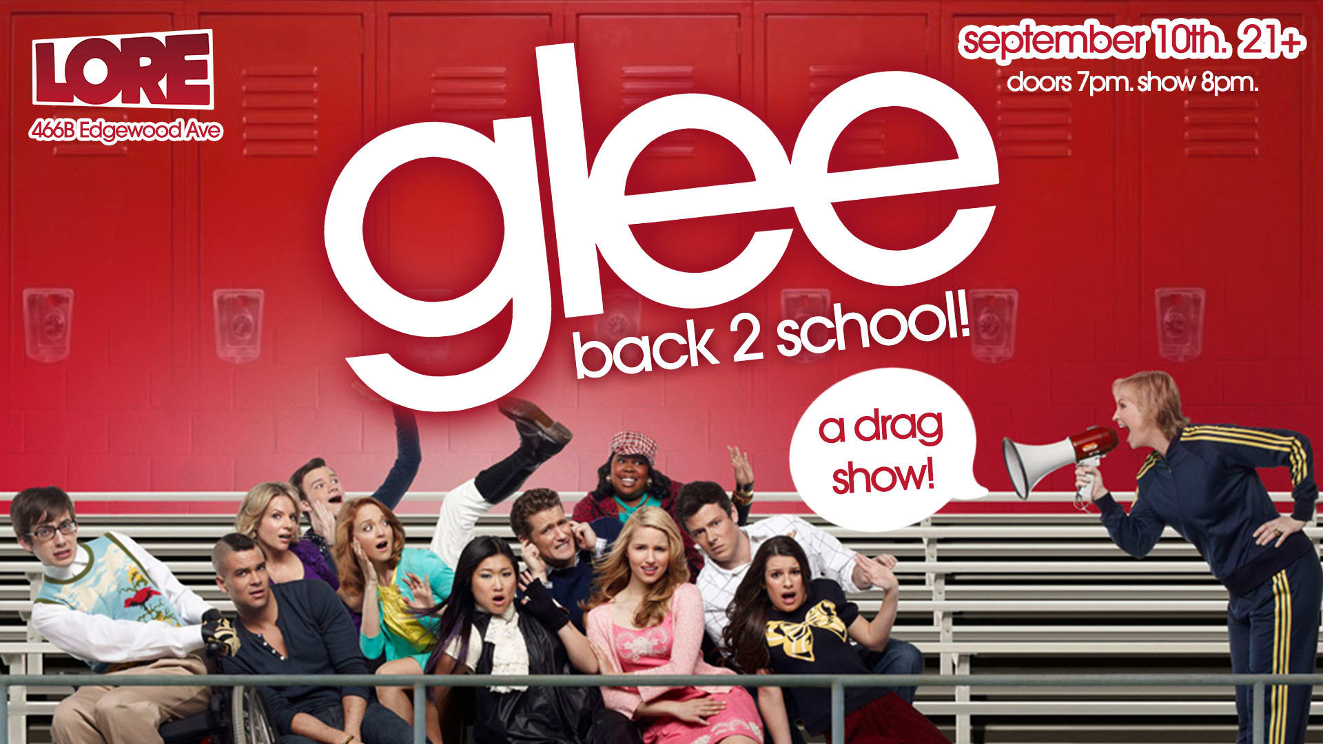Glee: Back 2 School Drag Dinner Cover