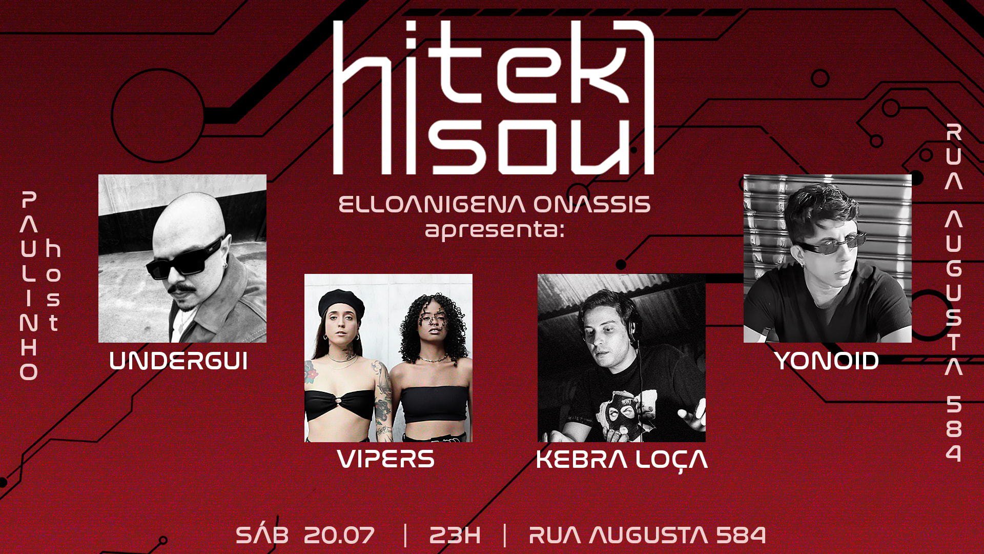 Hiteksoul C/ Vipers, Kebra Loça, Yonoid, Undergui Cover
