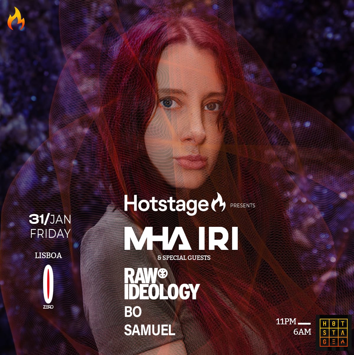Hotstage Presents Mha Iri, Raw Ideology, Bo Samuel Cover