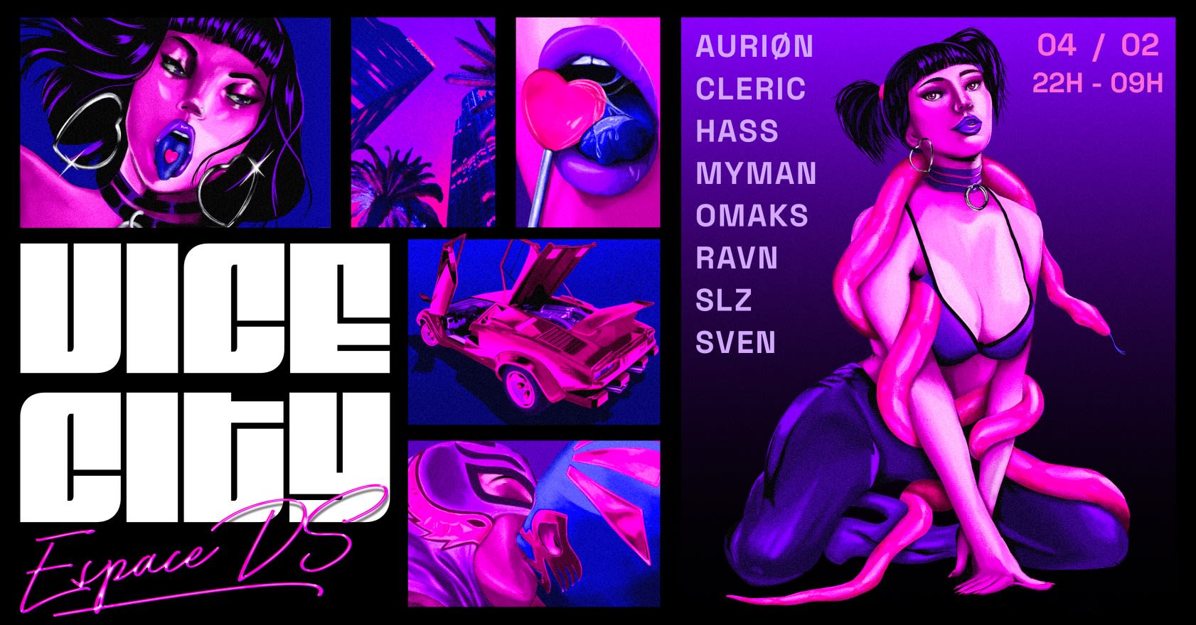 Vice City #7 Love Édition // Special Guest Cleric & Omaks Cover