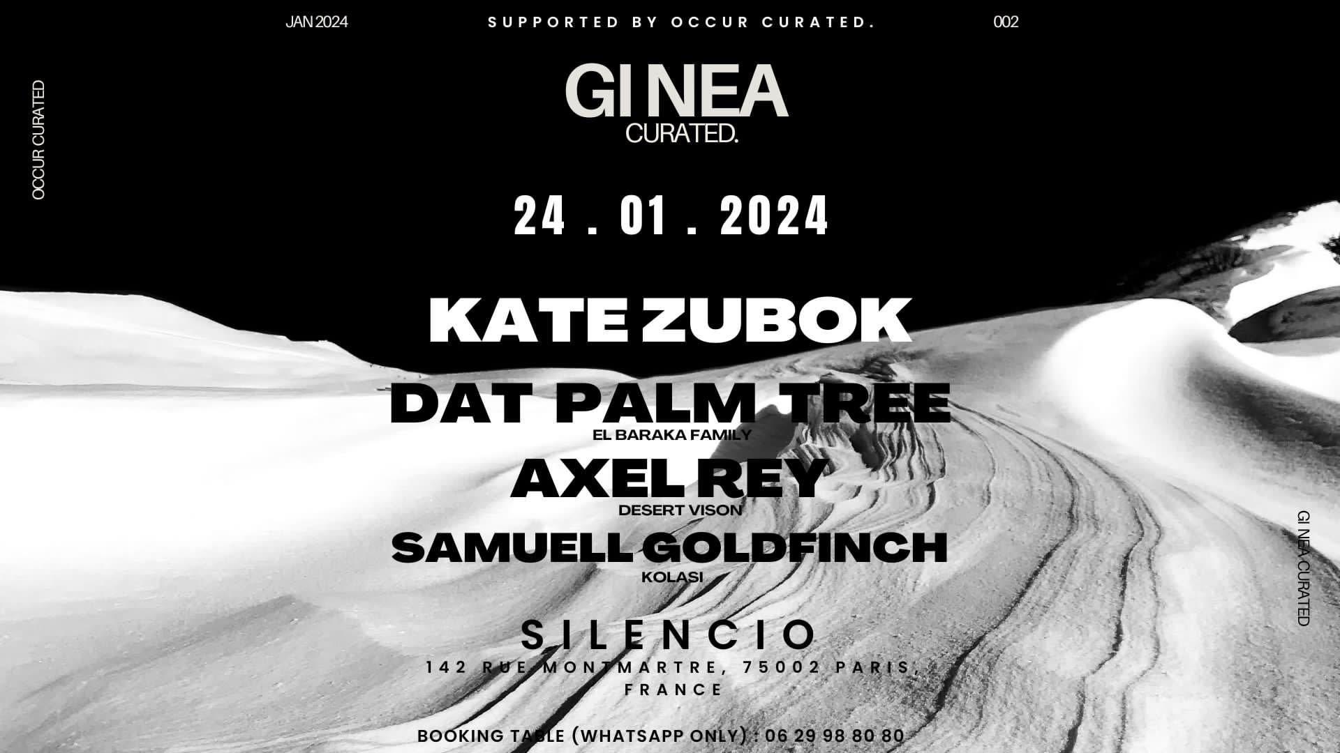 Gi Nea W/ Kate Zubok, Dat Palm Tree, Axel Rey & S. Goldfinch Cover