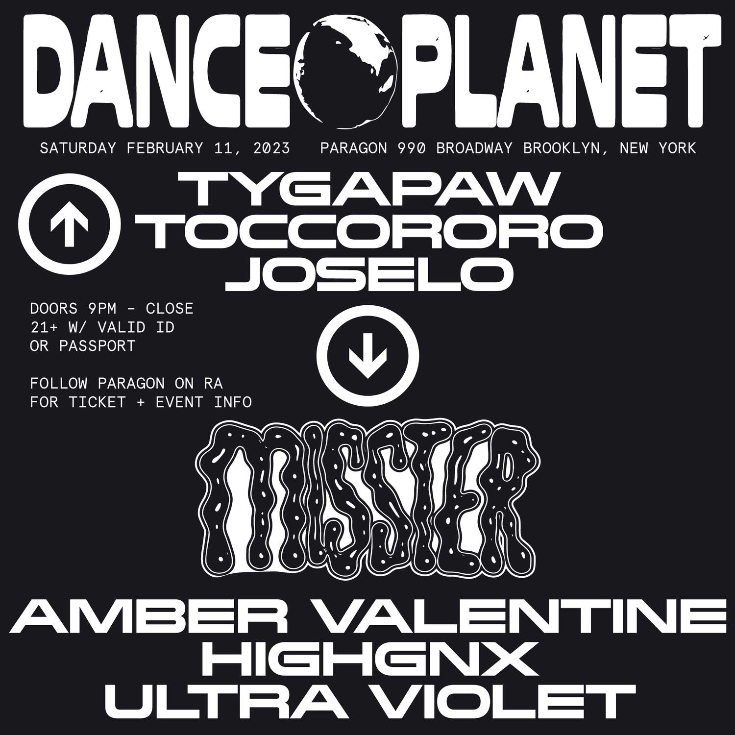 Dance Planet: Tygapaw, Toccororo, Joselo + Misster Cover