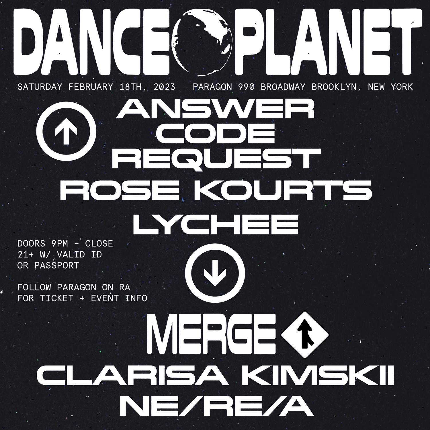 Dance Planet: Answer Code Request + Rose Kourts + Merge Cover