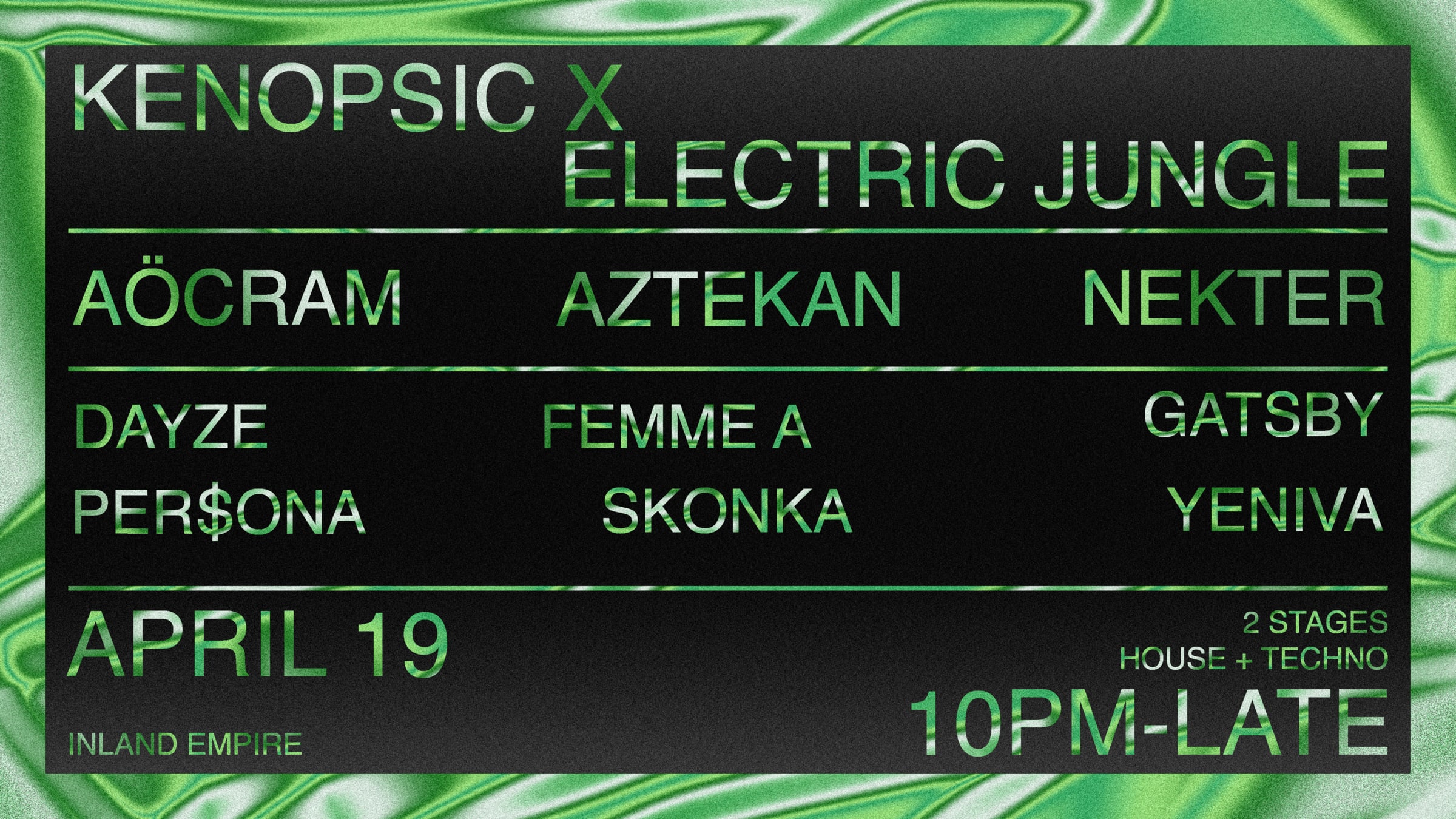 Kenopsic X Electric Jungle Presents: Aöcram Cover