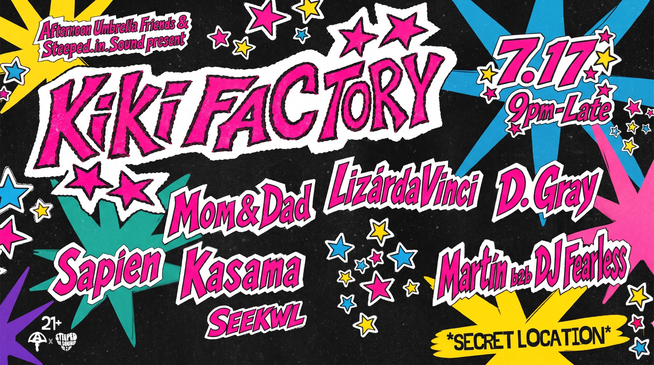 Auf X S.I.S Present: Kiki Factory Cover