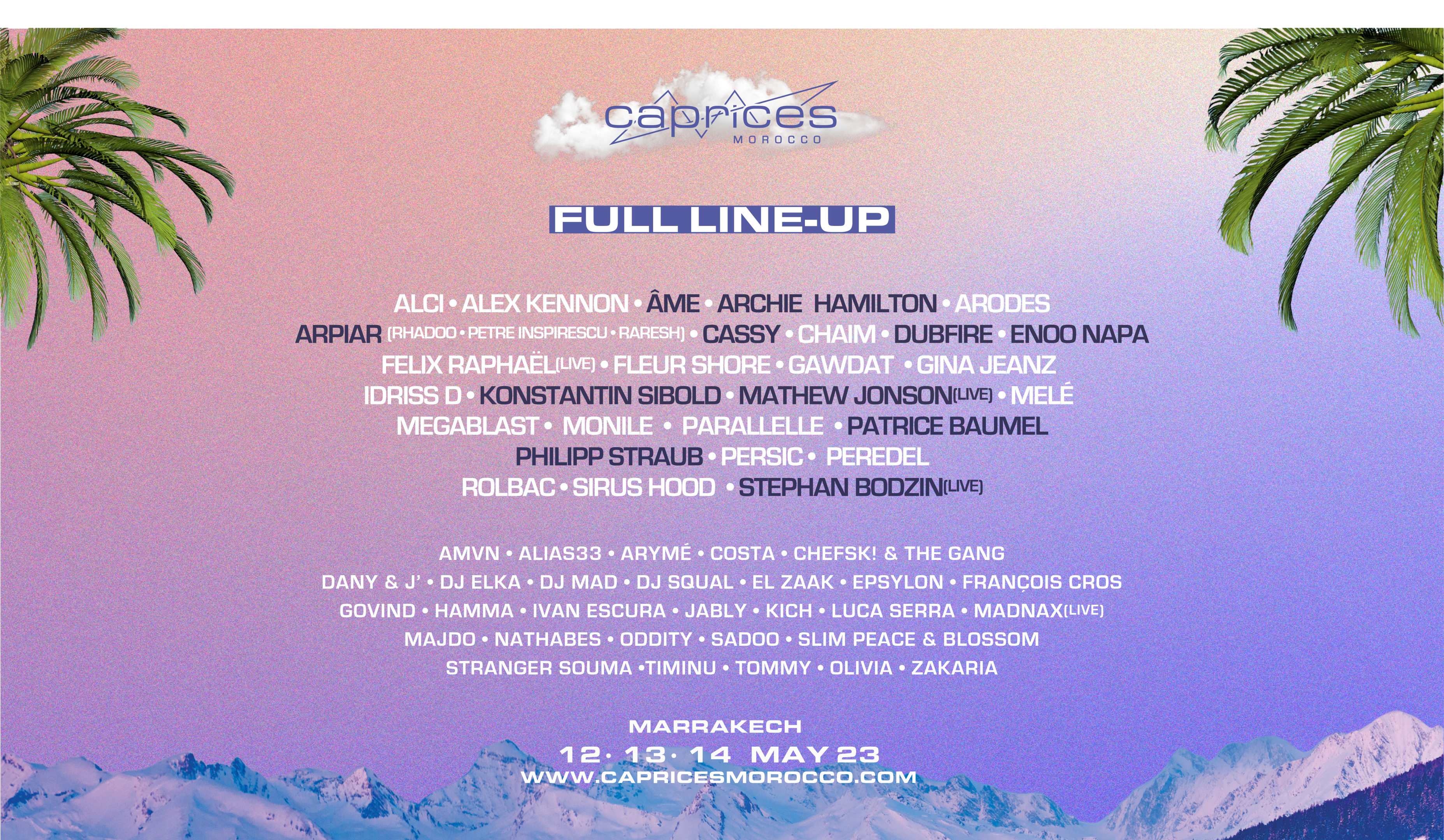 Caprices Festival Morocco Cover