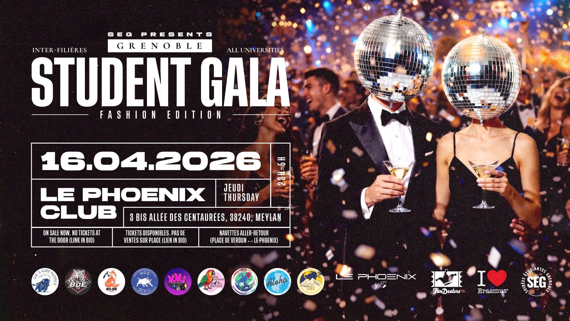 Grenoble Student Gala - Fashion Edition @ Phoenix Club Cover