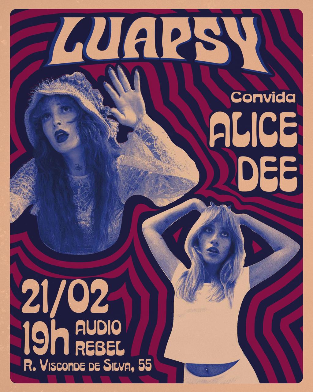 Luapsy Convida Alice Dee Na Rebel (Rj) Cover