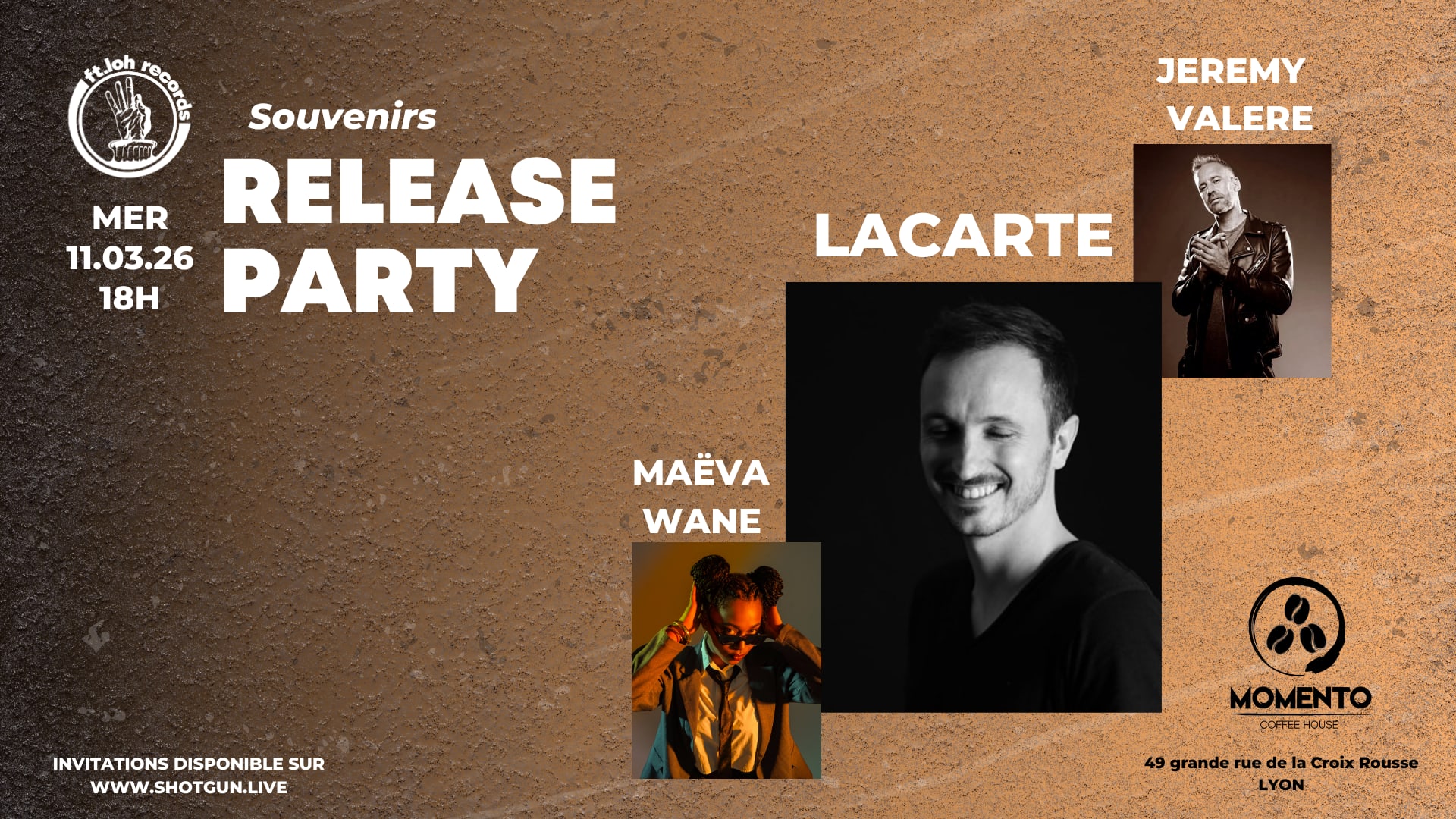 Souvenirs- Release Party Cover