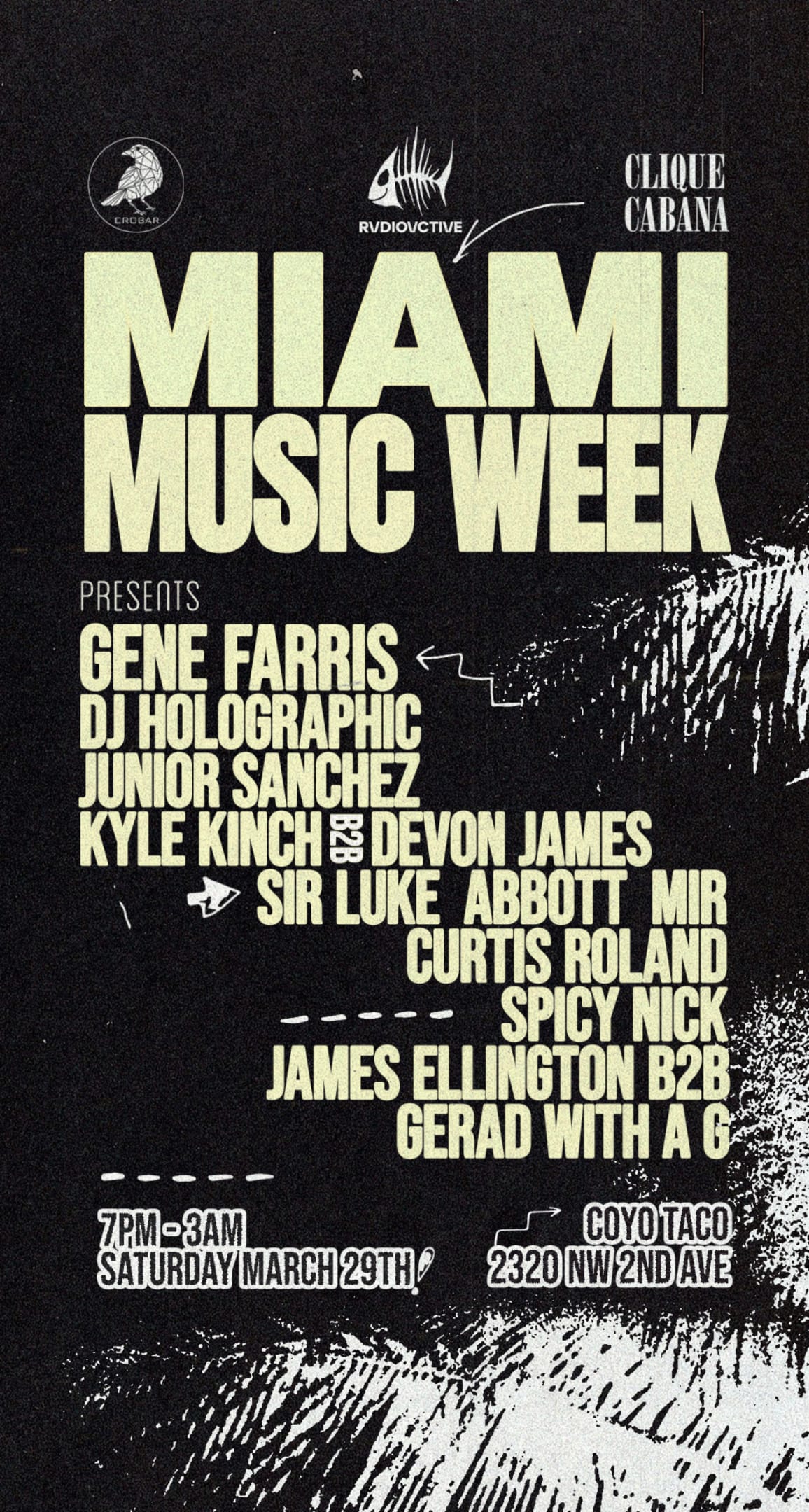 Clique Cabana Presents: Miami Music Week Cover