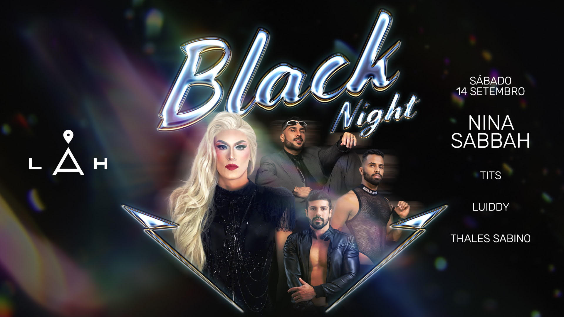 Black Night Com A Dj Nina Sabbah Cover