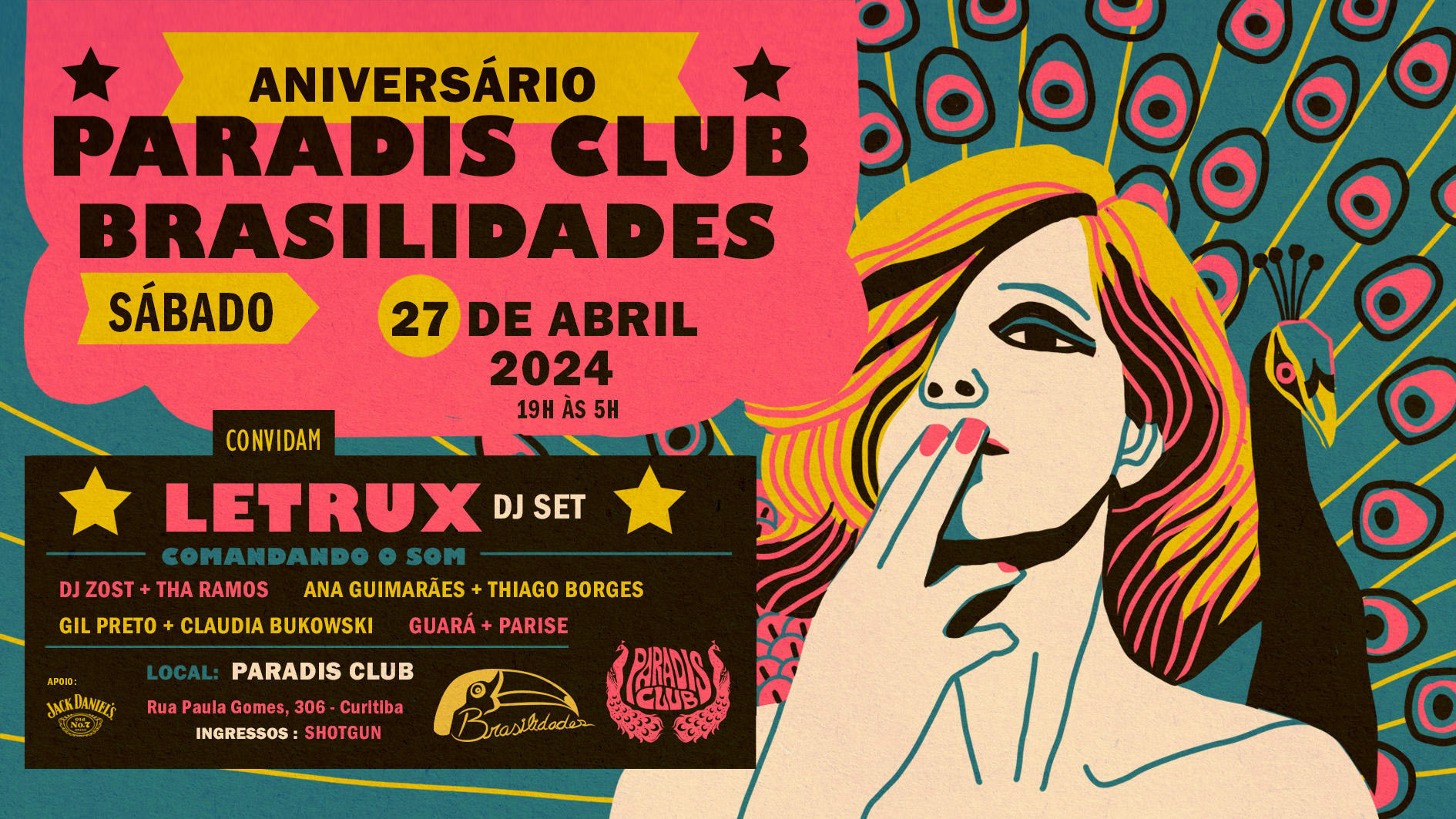 Aniversário Paradis Club E Brasilidades Com Letrux Dj Set Cover