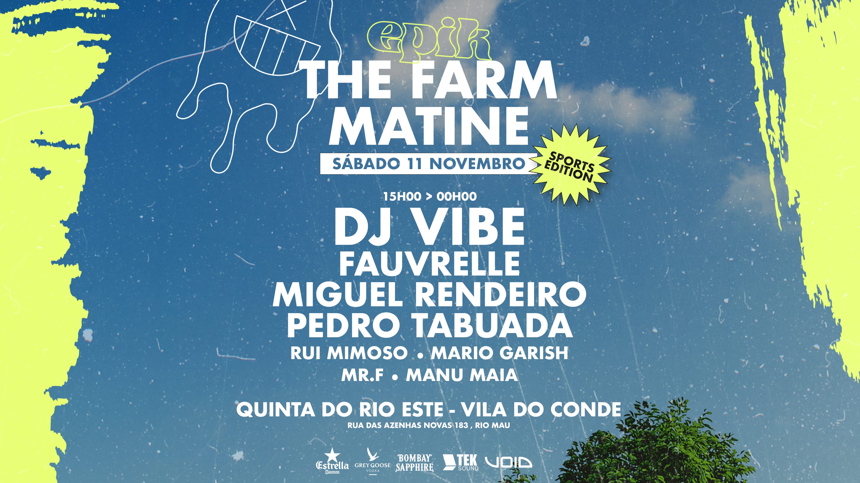 The Farm Matiné W/ Dj Vibe - Sports Edition Cover