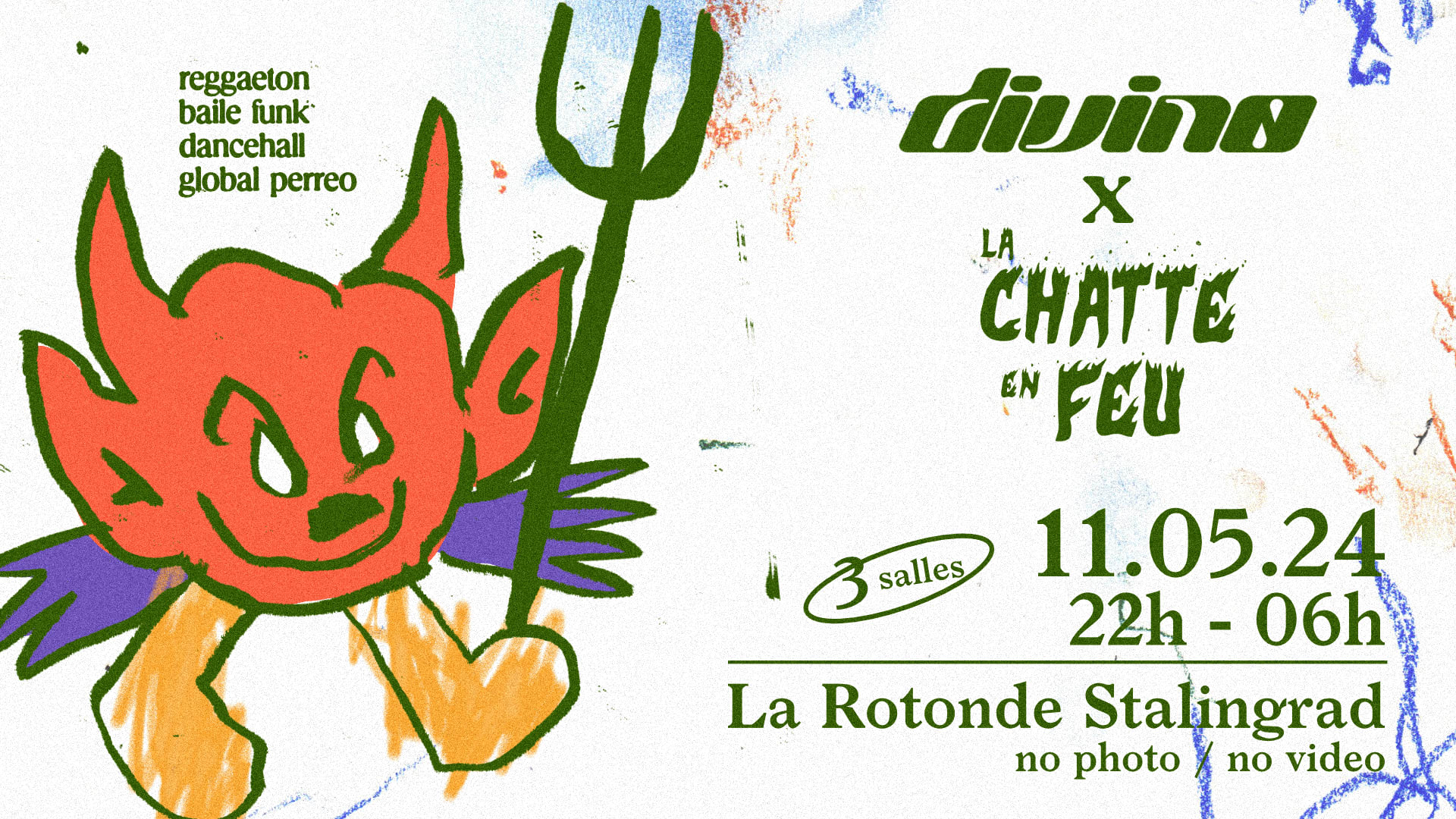 Divin0 X La Chatte En Feu - Rotonde Xxl Cover
