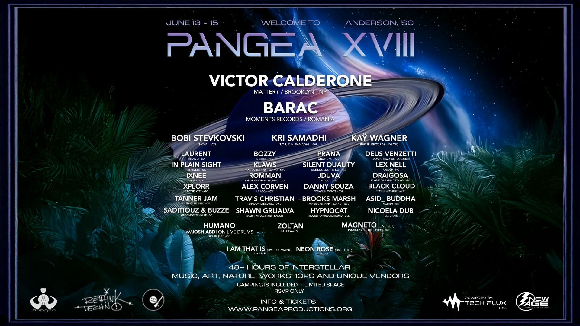 Welcome To Pangea XVIII - Galactic Soundwaves Cover