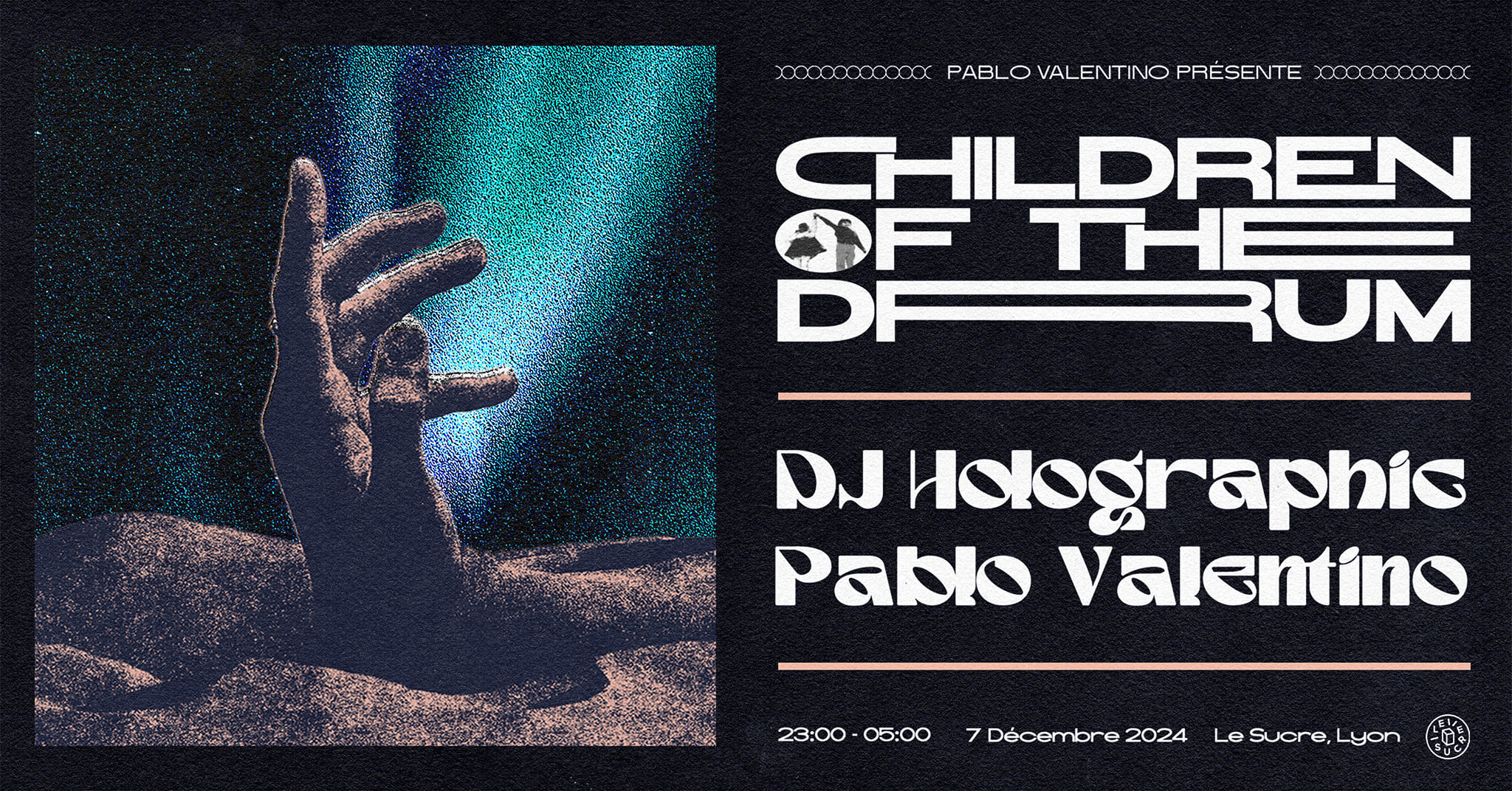 Children Of The Drum : Dj Holographic B2b Pablo Valentino Cover