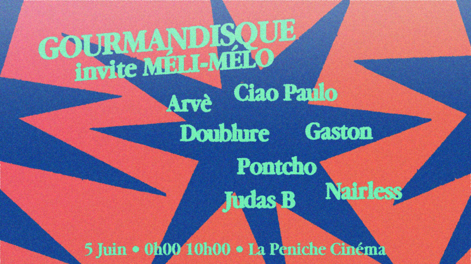 Gourmandisque/Méli-Mélo & Friends À La Péniche Cinéma Cover