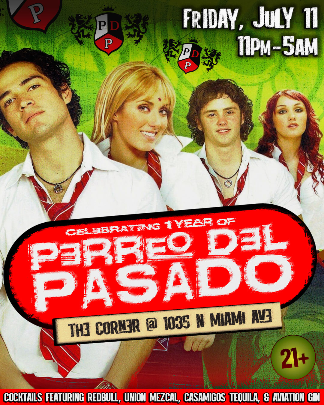 Perreo Del Pasado Anniversary: Rbd Edition Cover