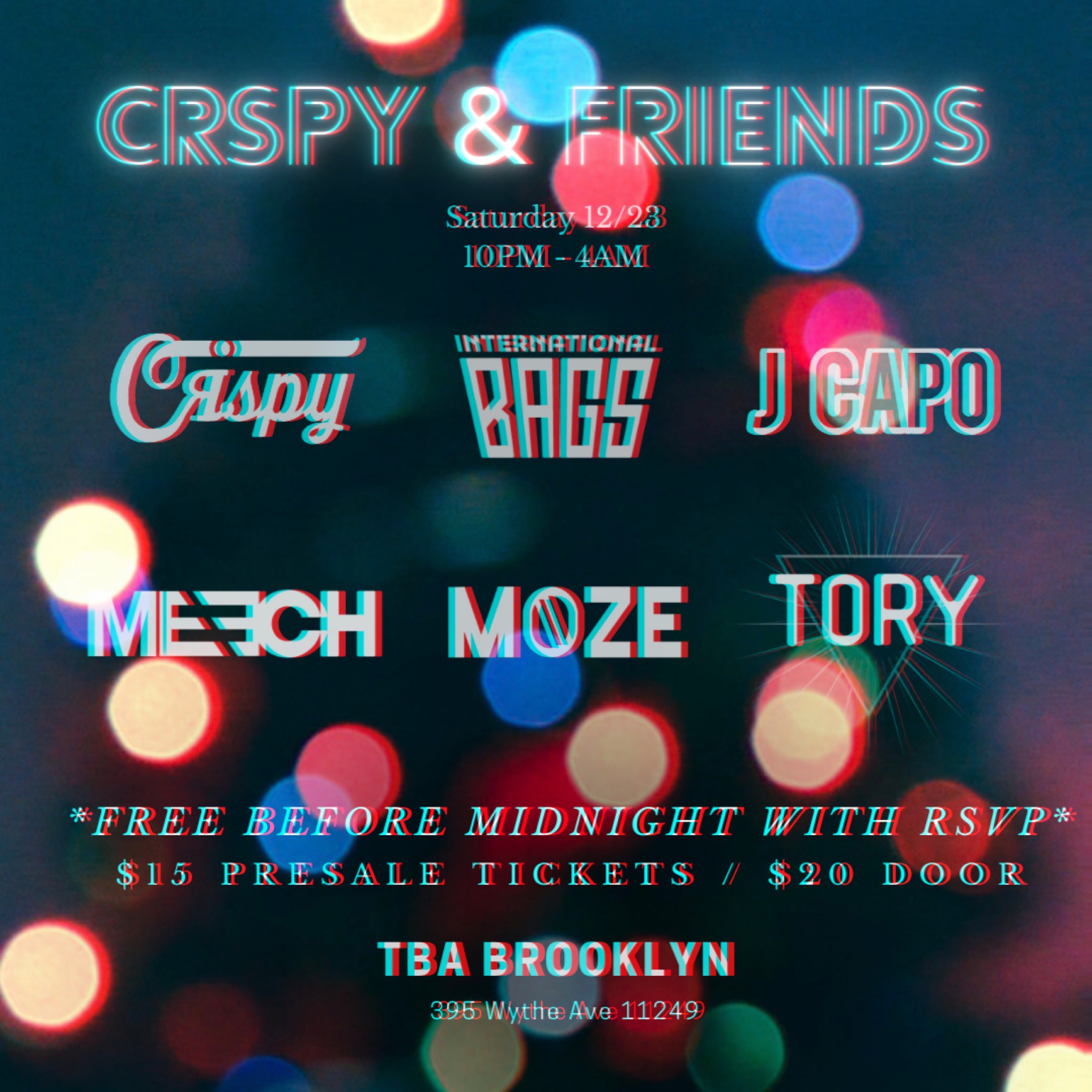 Crspy & Friends Holiday Party Cover