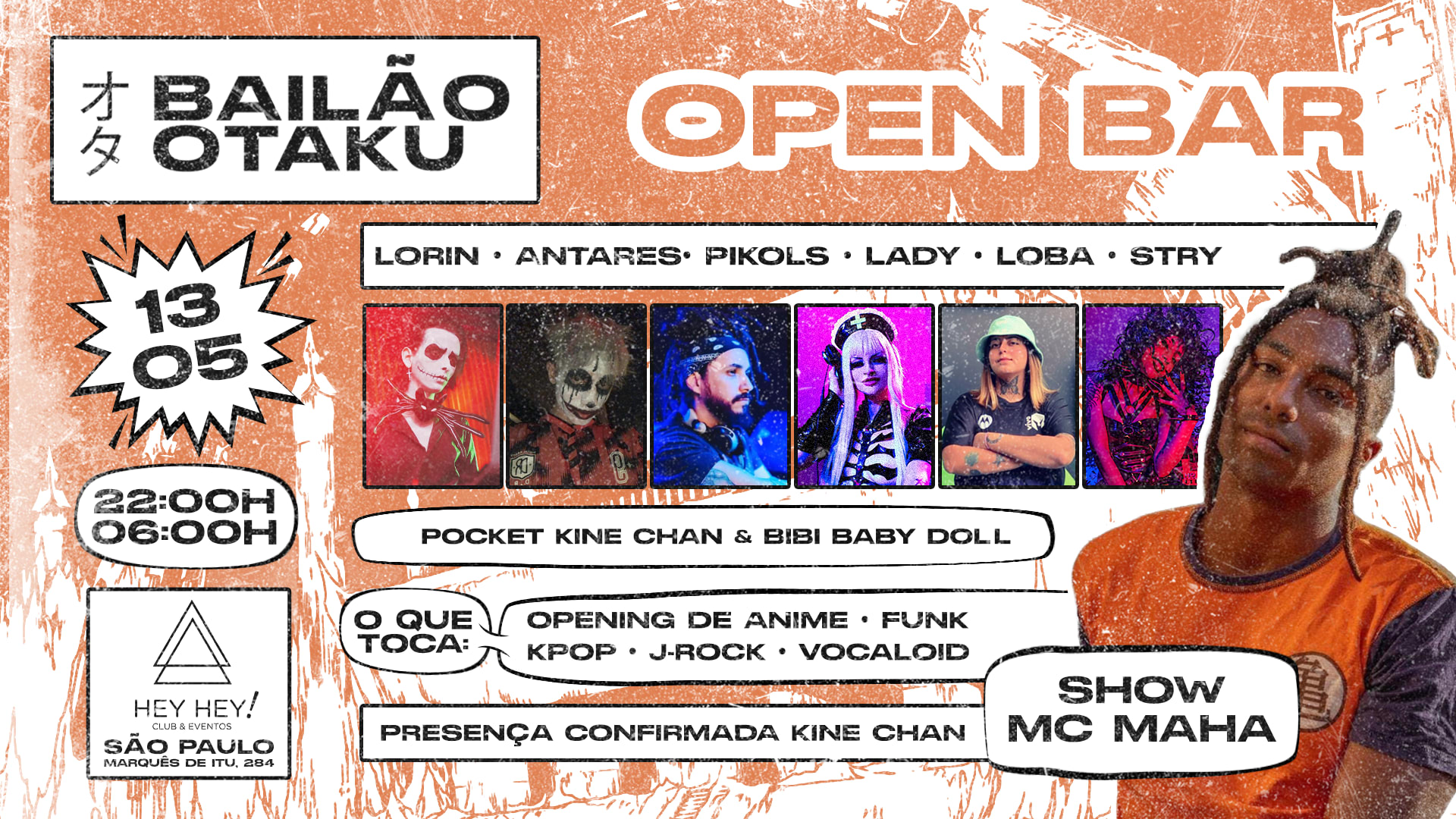 Bailão Otaku - Com MC Maha & Ws No Beat Open Bar Cover